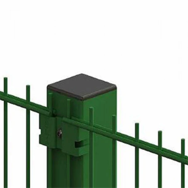 Секція парканна ДУОС оцинкована +ПП (RAL 6005 зелений), секція 2500х1830